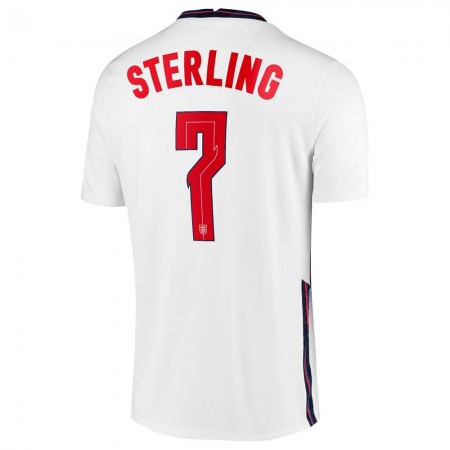 England Fotbollströjor Sterling 7 Hemma tröja EM 2020 Kortärmad